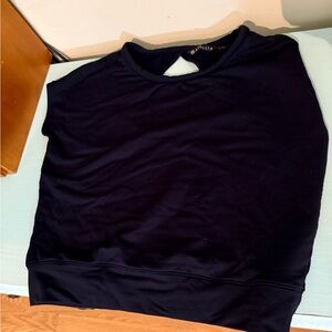 Athleta Black Crop Top